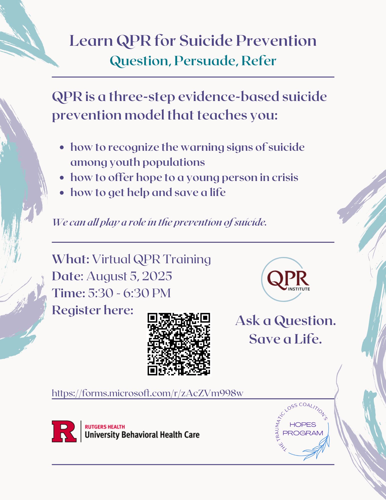 Steps of Hope Flyer
